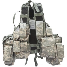 Mil-Tec New ACU Digital Military Combat Paintball Tactical Vest Airsoft