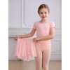MdnMd Ballet Leotards for Girls Skirt Combo Dance Dresses for