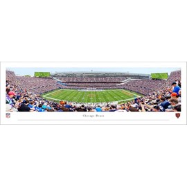 Chicago Bears - Unframed Poster by Blakeway Panoramas (40"W x 13.5"H)