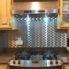 Art3d 10-Pack Self-Adhesive Metal Backsplash Peel and Stick Tile for