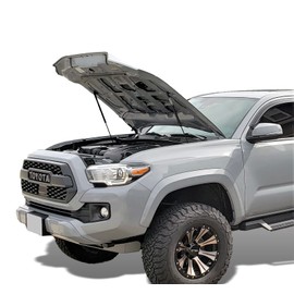 Spiker Engineering Ultimate Hood Lift System for 2016-2023 Toyota Tacoma – Effortless Hood Opening up to 8” Above Stock Height – Premium Quality Gloss Black USA-Made Components - Complete Kit