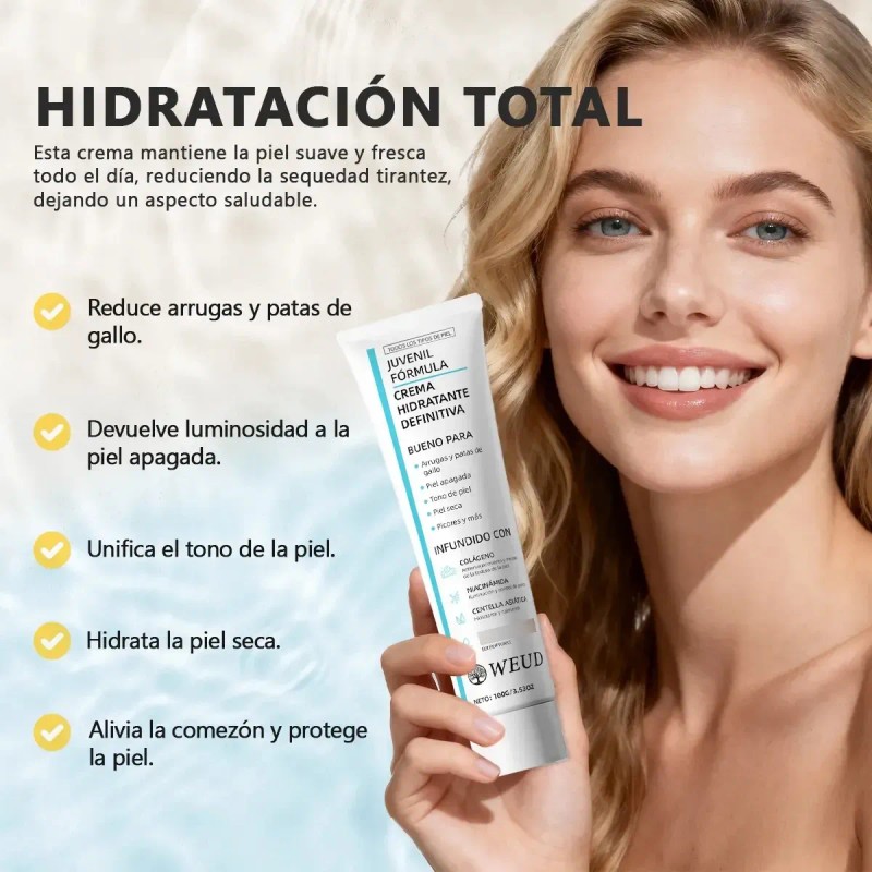 Weud Corea Kit Facial Colágeno Péptidos Niacinamida Spf50