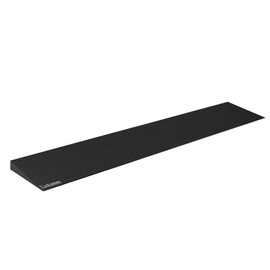 LIEKUMM 1.2" Rise Solid Threshold Ramp, 1500 LBS Capacity, 35.4" Wide Non-Slip Recycled Rubber Power Threshold Ramp, Wheelchair Ramp for Doorway, Bathroom and Garage