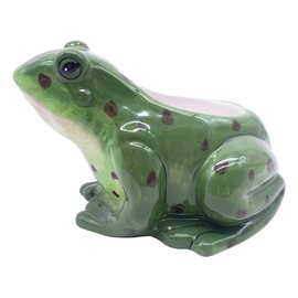 Blue Sky Ceramic Frog 8" Planter