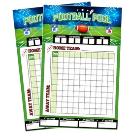 OHOME Football Party Decorations - 2 Pack Football Pool Poster - 27.5 x17.7 Inch - Football Party Supplies Favors | Football Banner | Super Games Bowl Accessories | Football Birthday Party Decorations