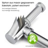 Designer Siphon Chrome Syphon for Washbasins and Washbasins, Bottle Siphon