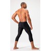 DEVOPS 2 Pack Men's 3/4 Compression Pants Athletic Leggings (Small,
