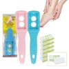 Hwaa Balmiin Ceraform Handle + Pad 6p Refillman Eco Handle - Pink / 화아 발미인 세라폼손잡이+패드6p리필만 에코핸들 - 핑크