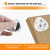 16Pcs Mini Self Adhesive Caster Wheels, 360° Swivel Universal Small