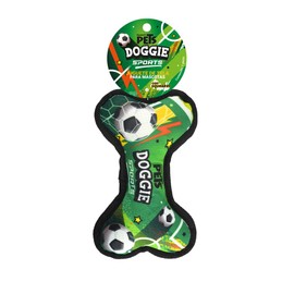 Fancy Pets Juguete Hueso de Tela Diseño Soccer para Perros