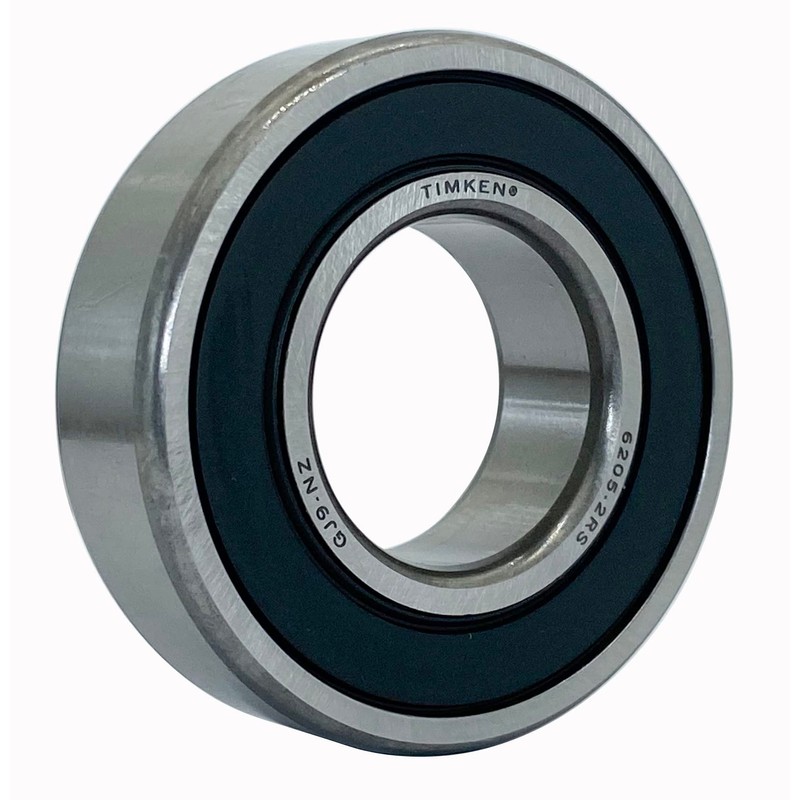 2PACK TIMKEN 6205-2RS Double Rubber Seal Bearings 25x52x15mm Pre-Lubricated and