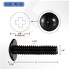 #8-32 x 1 Truss Head Machine Screws, Full Thread, 18-8