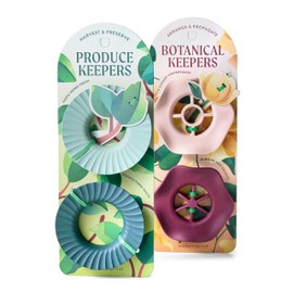 Modern Sprout Botanical and Produce Keepers for Floral Arranging, Propagating and Herb Saving; 2pks (Botanical + Produce Keeper, 2pk)