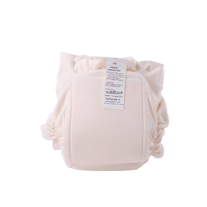 POPOLINI Windelhose "Ultra Fit" couche en tissu, naturel