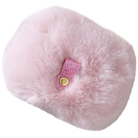 LALAFINA Wireless Earphone Case Plush Cover for Adorable Earbuds Protective Case Soft Compact Design for Bumps Falls for Handbags Pockets Fashionable Plush Material