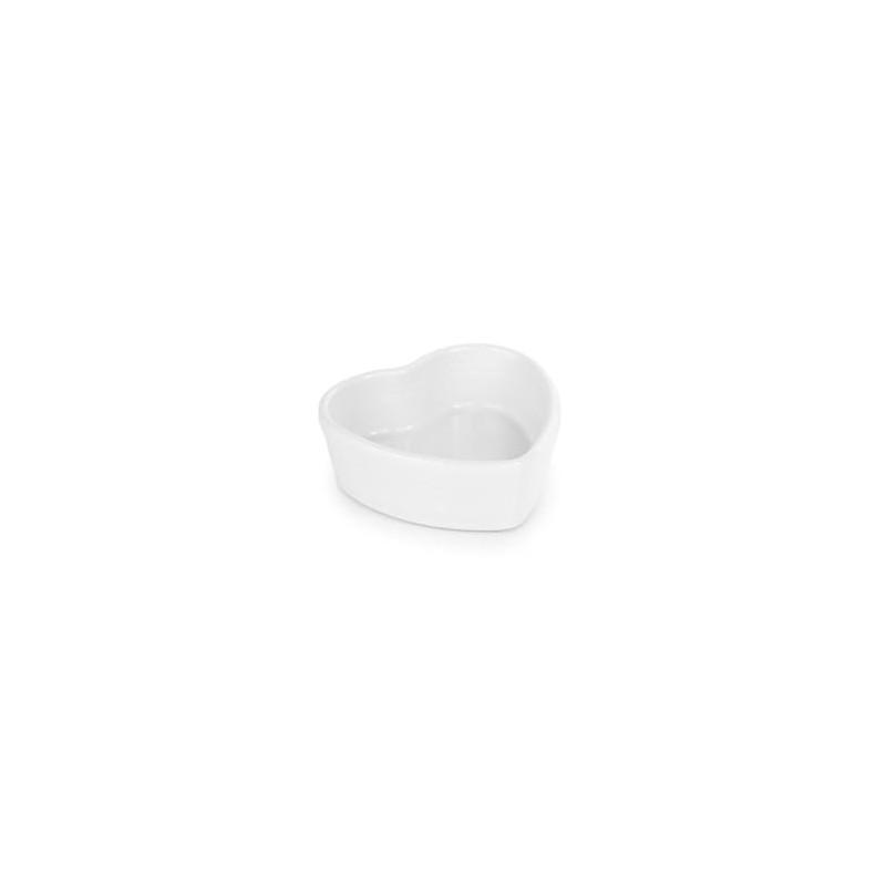 Fiesta® 7oz Heart-Shaped Ramekin (4.5") | White