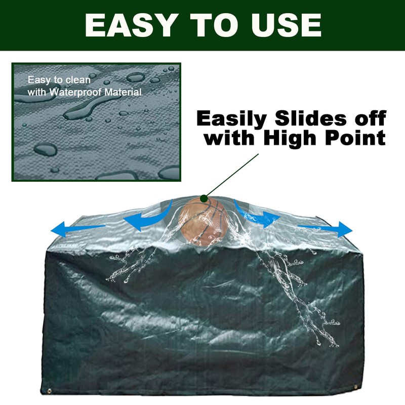 RICHIE Garden Furniture Covers Waterproof Garden Table Covers Outside Table