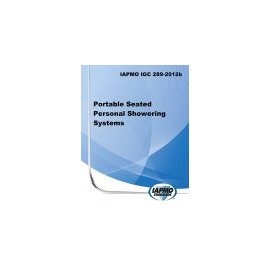 IAPMO IGC 289‐2012B Portable Seated Personal Showering Systems