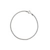 AKA Gioielli® - 925 Sterling Silver Rhodium Bracelet Women Men
