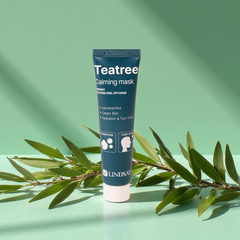 Lindsay Cooling Soothing Moisturizing Turnover Tea Tree Calming Peel-Off Mask