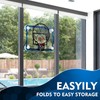 BOHEN Mini Basketball Hoop Stylish Honeycomb Backboard with Strong Wall-Mounted