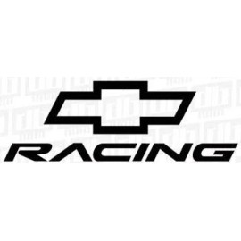 Oracal 651 CHEVY RACING Bowtie Emblem Vinyl Decal Sticker Camaro Corvette