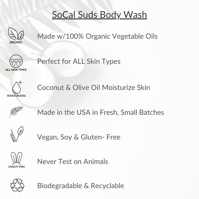 SoCal Suds & Company 2oz Organic Hand & Body Wash-