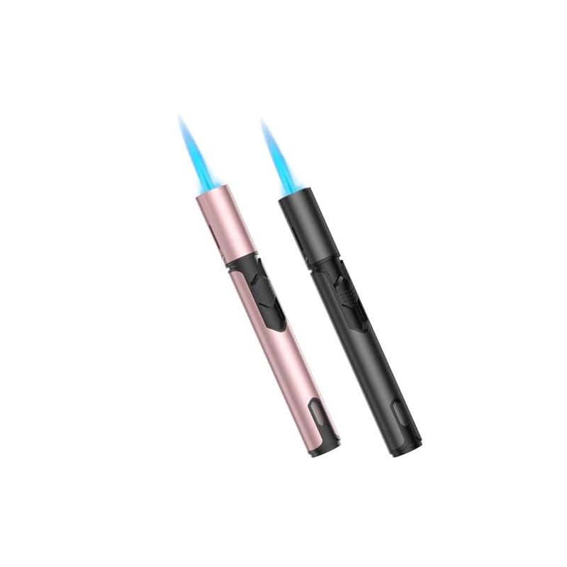 Torch Lighters Butane Lighter 2 Pack Windproof Adjustable Jet Flame