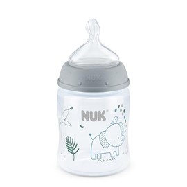NUK Smooth Flow - Biberón anticólicos, 5 onzas, elefante