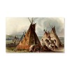 CafePress Assiniboin Teepee Native Skin L Car Magnet 20 X