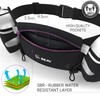 Q-RUN Running Hydration Belt, Purple, Medium 25-33 inches, 10 Oz