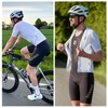 ROCKBROS Cycling shorts with straps, padded, bib shorts, men's cycling