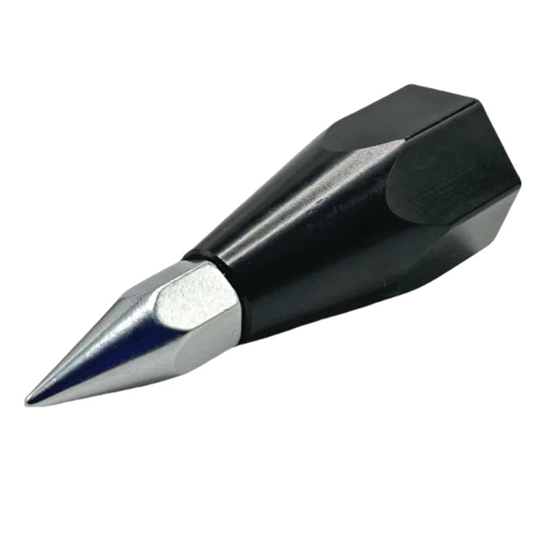 2 Pack Prism Pole Tip Replaceable Sharp - Pointed Surveying
