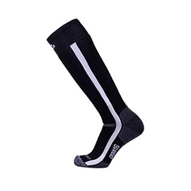 Point6 Snowboard The Line, Medium OTC sock - Large, Black with a Helicase sock ring