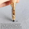 Leather Hole Punching Tool Belt Hole Puncher with 6 Tips
