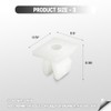 101 PCS Engine Cover Retainer Clips Set for Toyota &