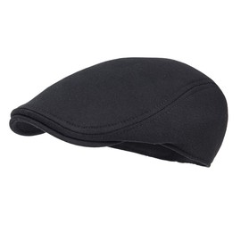 FEINION - Gorra de algodón para hombre, Negro -, One Size