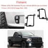 XJMOTO Front Hidden Bumper Replacement LED Fog Light Mounting Brackets