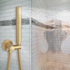 KATAIS Brushed Gold Shower Head 2 in 1 Function High