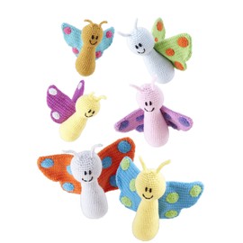 King Cole Double Knit Amigurumi Crochet Pattern Butterfly Toy in 3 Sizes (9160)