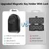 Magnetic Key Holder with Combination Lock Hidden Under Car, Dayear
