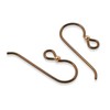 Hackberry Creek 10 Bronze Niobium Ear Wires + Copper Bead
