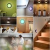 Yiliaw 12 Pack LED Puck Lights Remote Control 16 Color