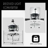 C4LIF 5/6" Recessed Can Light Conversion Kit, for Ceiling Light