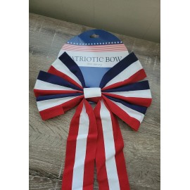 Unbranded Patriotic Bow 4th of July Memorial Day! 26 ", Red, White and Blue