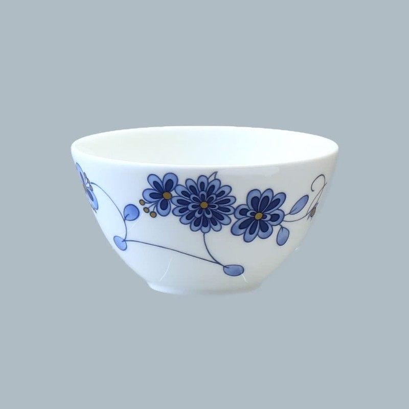 NARUMI 97154-23355 Milano Blue Plum Blossom Chintz Pattern Dinnerware Set,
