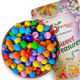 NY Spice Shop Assorted Sixlets Candy - 3 Pound Holiday Chocolate Balls - Assorted Themed Candies for Holiday Snack Mix Treats, Seasonal Candy Buffet & Party Favor