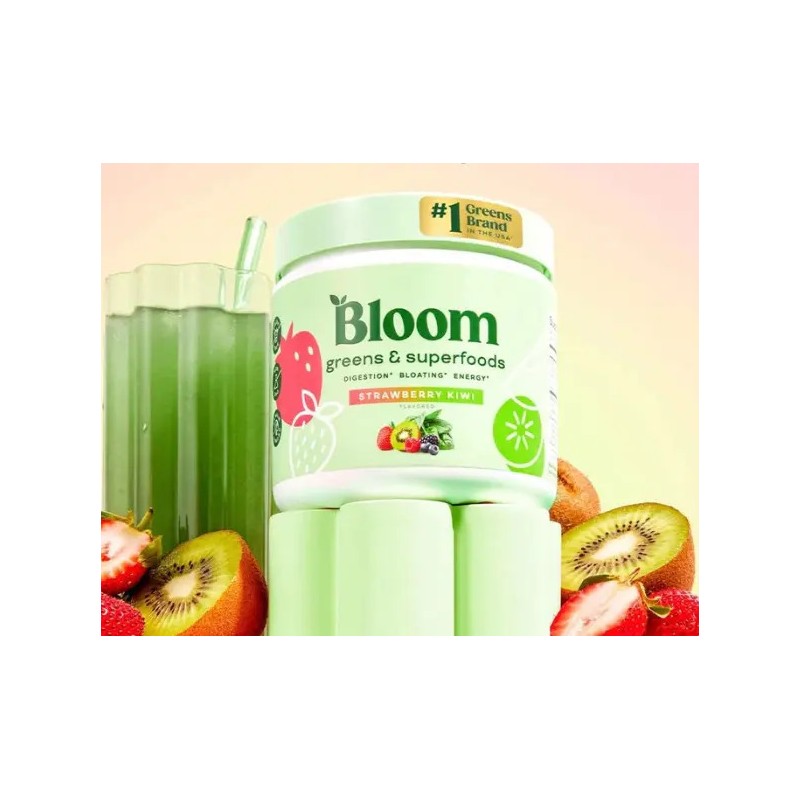Bloom Greens Fibra Probioticos 145 G Fresa Kiwi Kps
