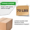 Ultimate Packaging Tape 2-Roll Refill - Professional Grade Strong Seal