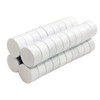40PCS Multi-Use Premium Epoxy Coating Small Round Magnets,White Neodymium Disc